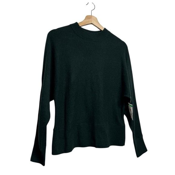 NWT WHISTLES Dark Green Dolman Cashmere Knit Sweater XS - Picture 7 of 11